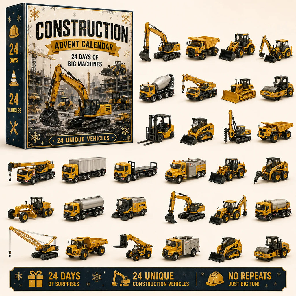 Construction Vehicle 24 Days of Big Machines Advent Calendar 2026