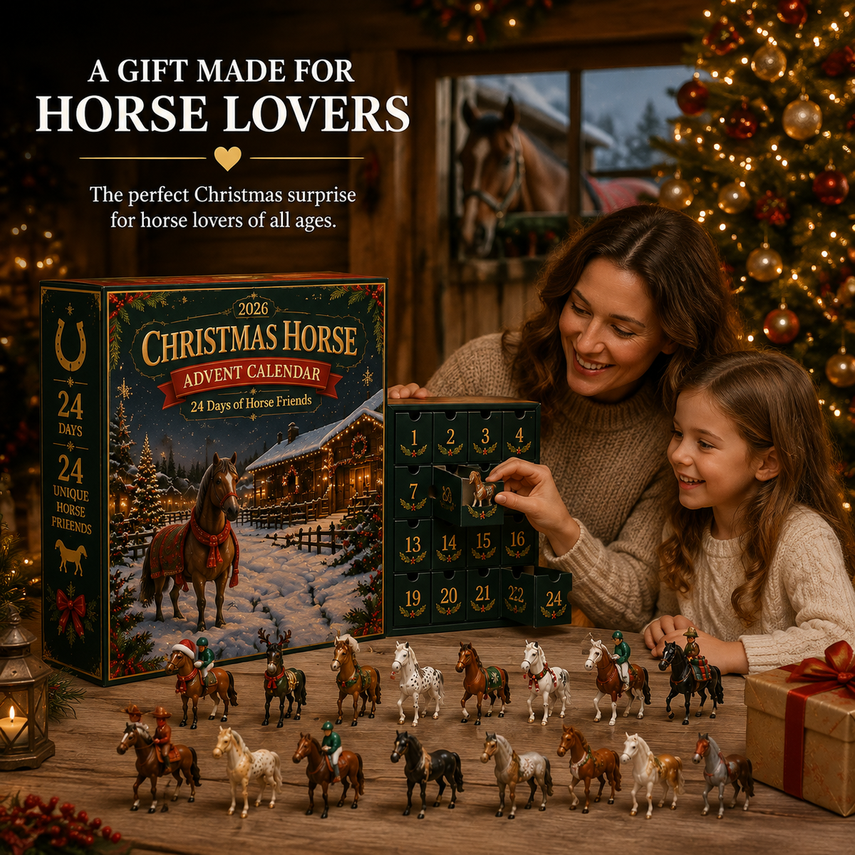 2026 Christmas Horse 24 Days of Horse Friends Advent Calendar