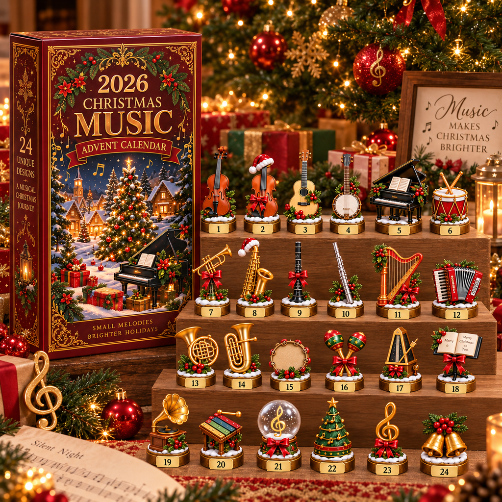 2026 Christmas Music 24 Days Countdown Advent Calendar 2026