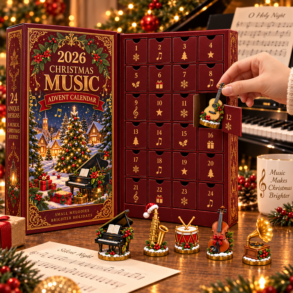 2026 Christmas Music 24 Days Countdown Advent Calendar 2026