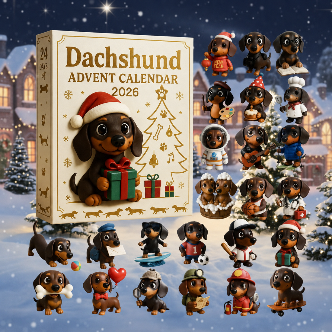 2026 Dachshund Limited Edition Advent Calendar