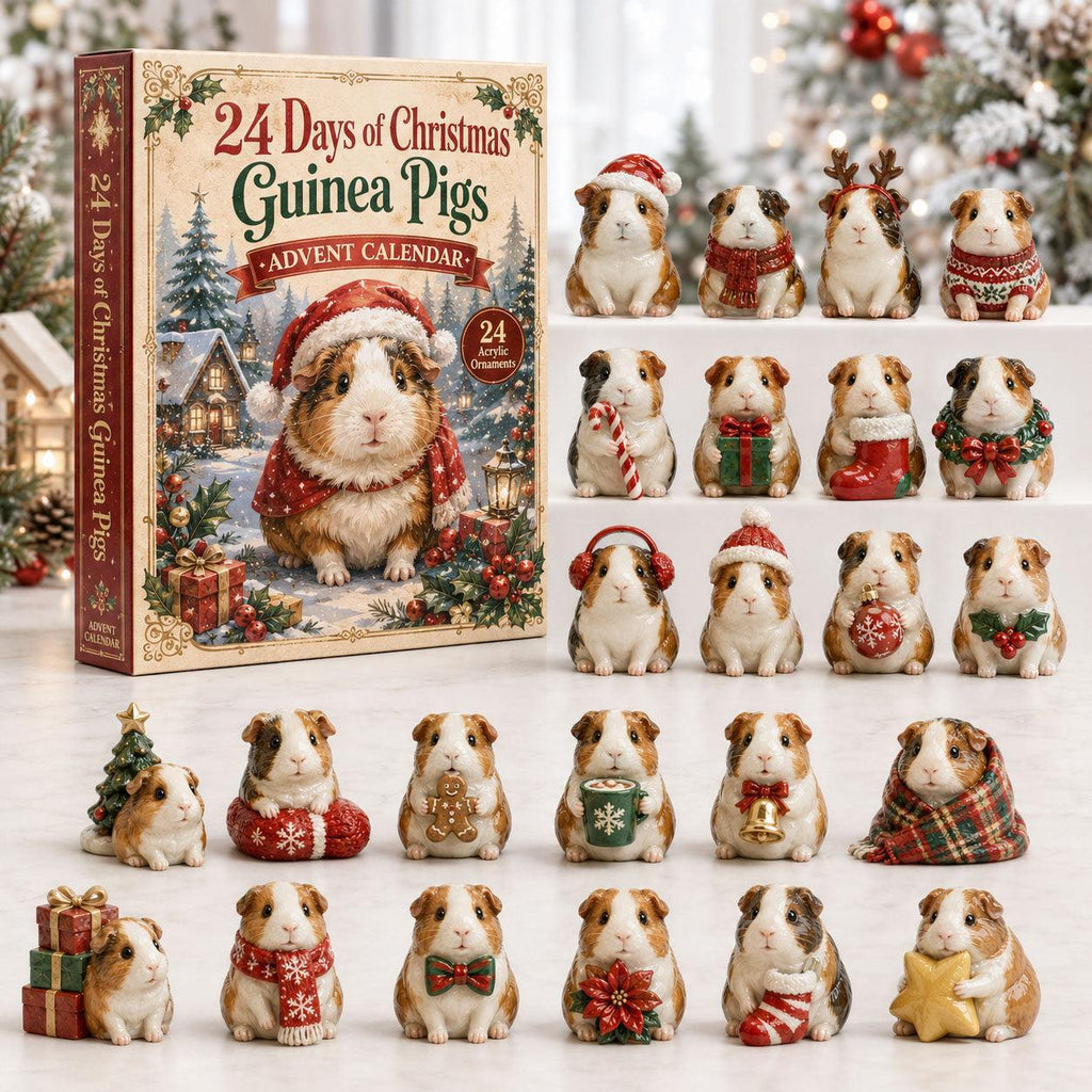 2026 Guinea Pig Christmas 24 Days of Adorable Festive Surprises Advent Calendar 2026