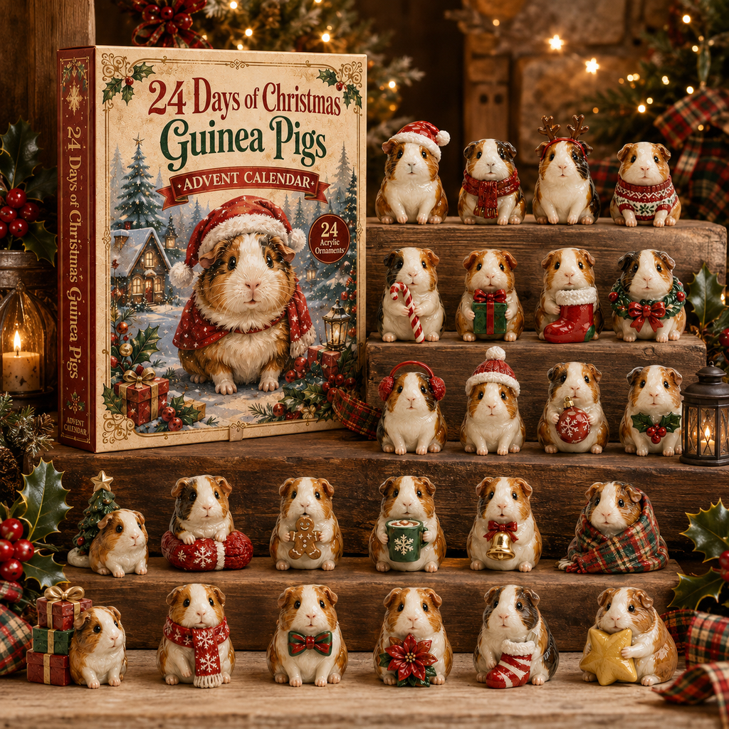 2026 Guinea Pig Christmas 24 Days of Adorable Festive Surprises Advent Calendar 2026