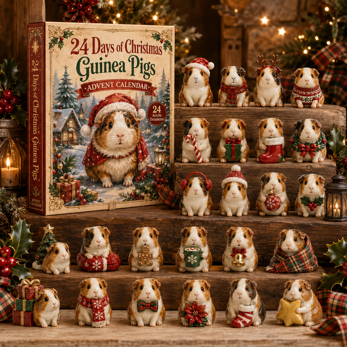 2026 Guinea Pig Christmas 24 Days of Adorable Festive Surprises Advent Calendar 2026