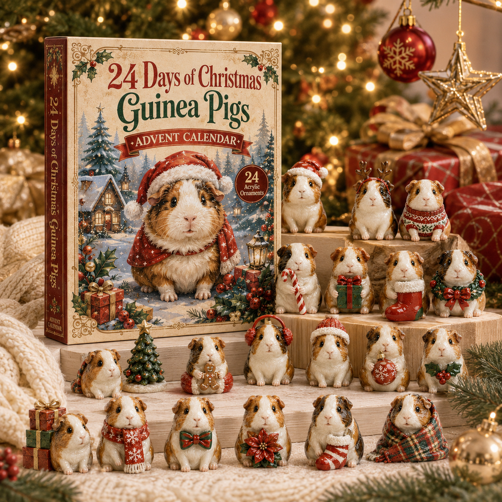 2026 Guinea Pig Christmas 24 Days of Adorable Festive Surprises Advent Calendar 2026