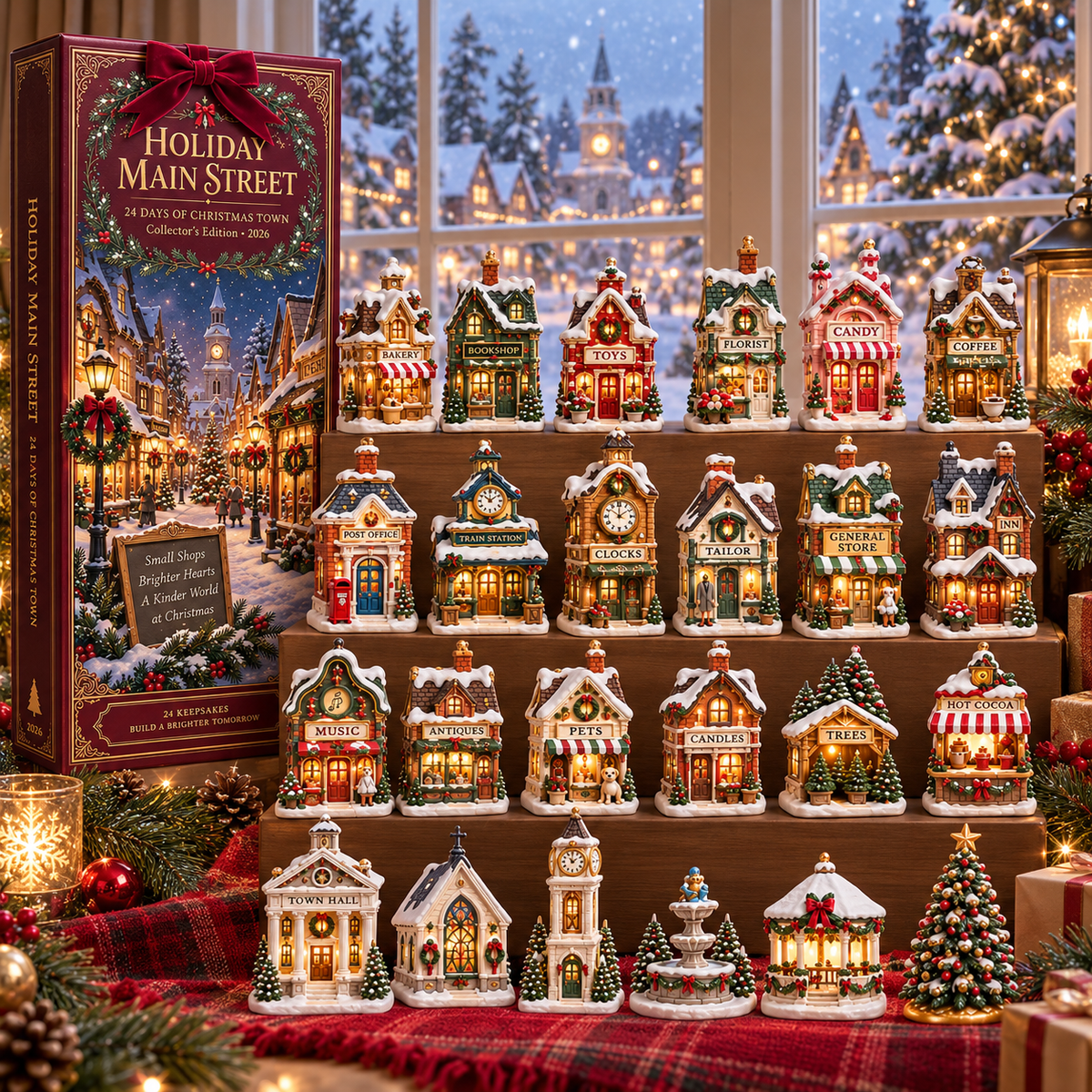 2026 Holiday Main Street 24 Days Christmas Countdown Advent Calendar