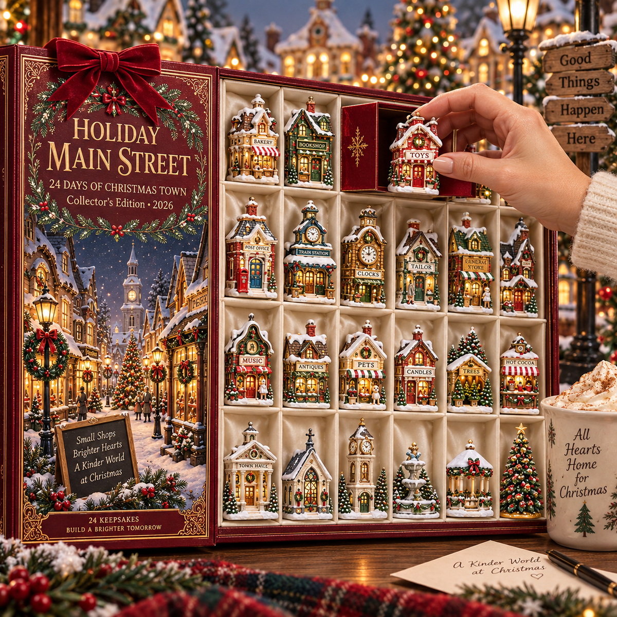 2026 Holiday Main Street 24 Days Christmas Countdown Advent Calendar