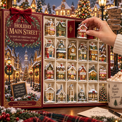 2026 Holiday Main Street 24 Days Christmas Countdown Advent Calendar