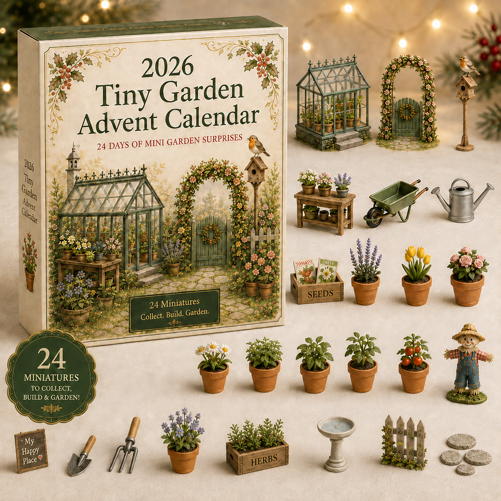 2026 Miniature Garden 24 Days of Tiny Garden Surprises Advent Calendar
