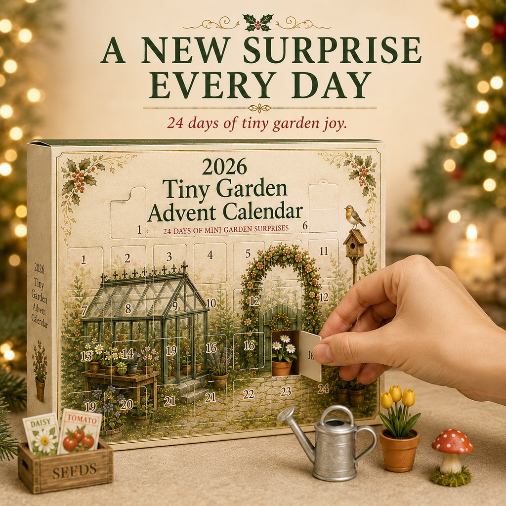 2026 Miniature Garden 24 Days of Tiny Garden Surprises Advent Calendar