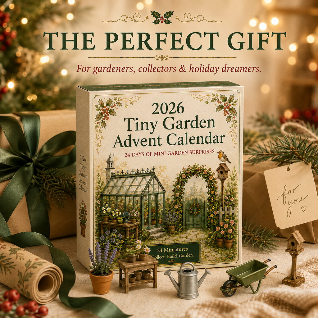 2026 Miniature Garden 24 Days of Tiny Garden Surprises Advent Calendar