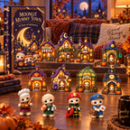 2026 Moonlit Mummy Town Halloween Advent Calendar