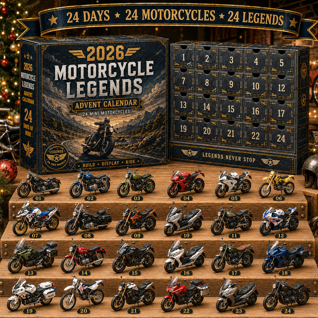 2026 Motorcycle Legends 24 Days Mini Model Advent Calendar