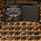 2026 Motorcycle Legends 24 Days Mini Model Advent Calendar