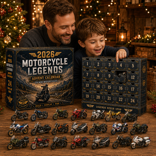 2026 Motorcycle Legends 24 Days Mini Model Advent Calendar