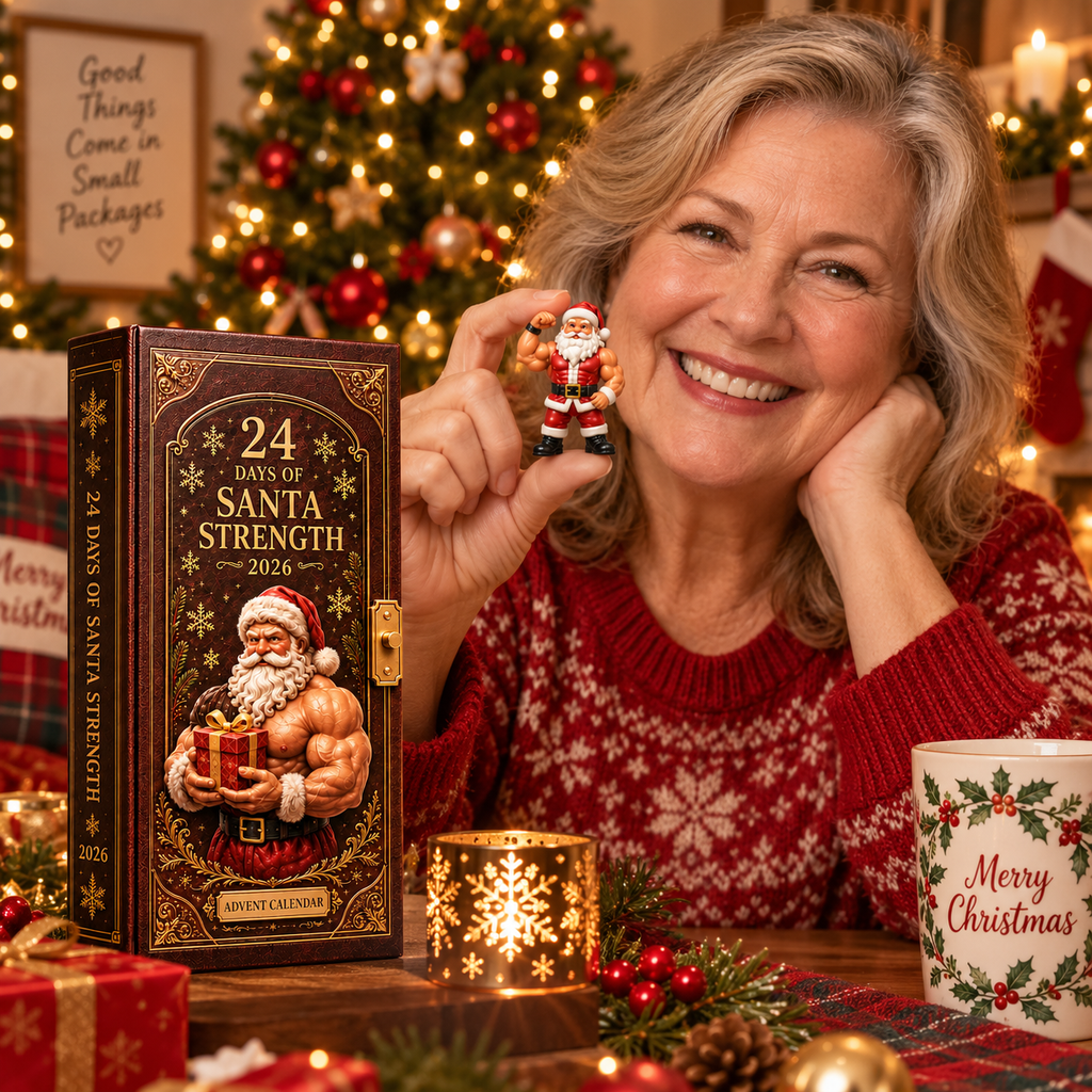 2026 Santa Strength 24 Days Countdown Advent Calendar 2026