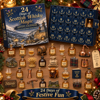 2026 Scottish Whisky Advent Calendar – 24 Days Festive Blind Box with Whisky