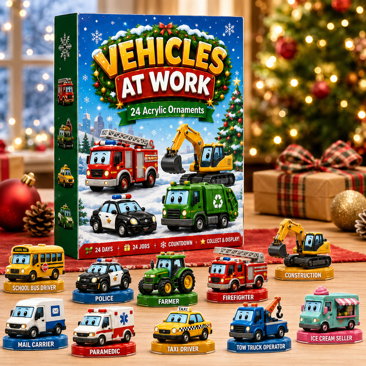 2026 Vehicles At Work 24 Days of Trucks & Job-Site Surprises Advent Calendar