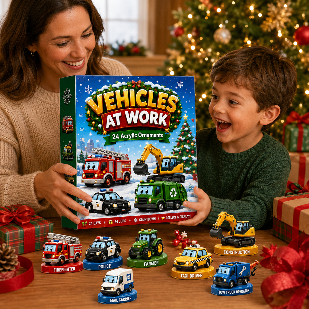 2026 Vehicles At Work 24 Days of Trucks & Job-Site Surprises Advent Calendar