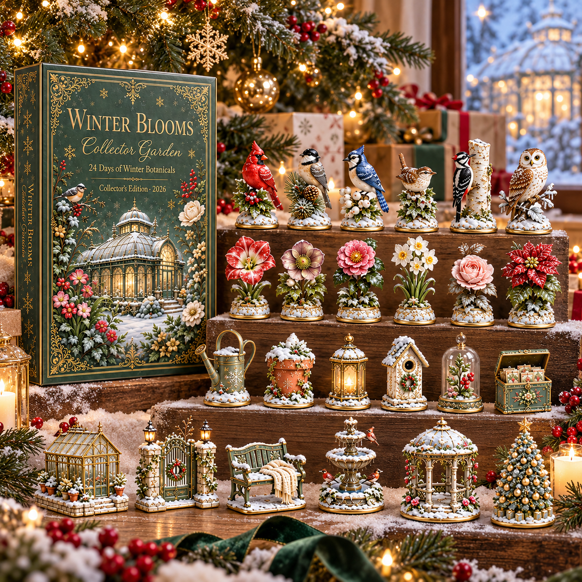 2026 Winter Blooms Collector Garden 24 Days Countdown Advent Calendar