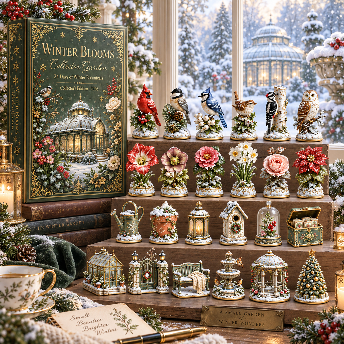2026 Winter Blooms Collector Garden 24 Days Countdown Advent Calendar