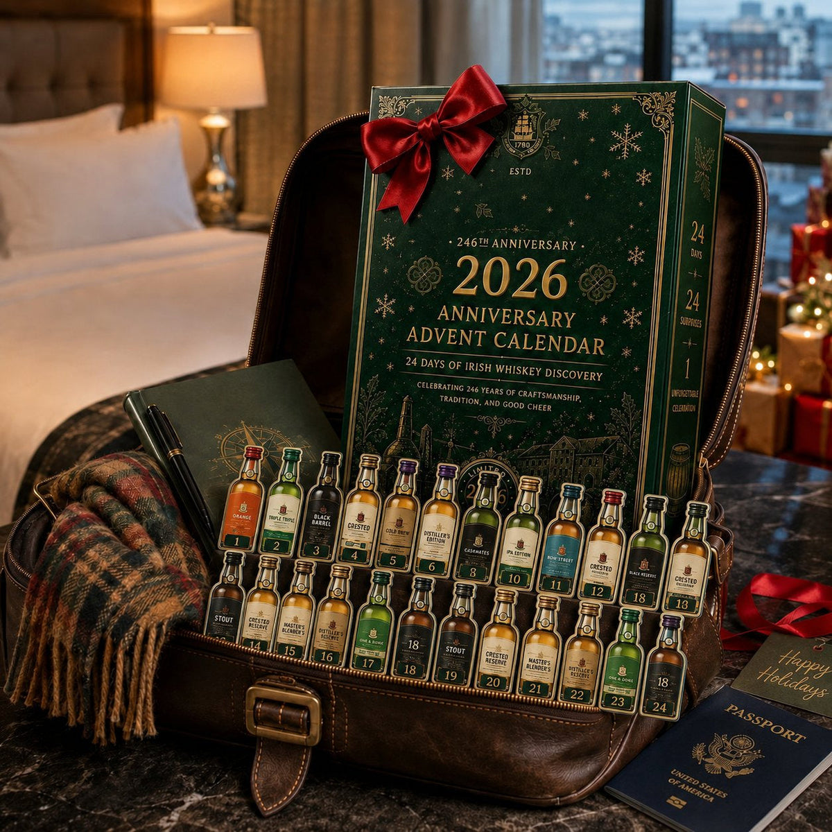 246th Anniversary 24 Days of Irish Whisky Discoveries Advent Calendar 2026