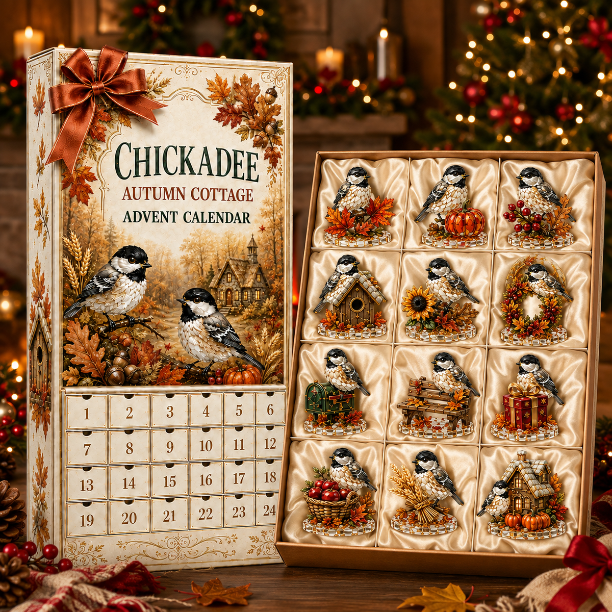 24 Days Chickadee Autumn Cottage 2026 Advent Calendar