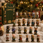 24 Days Christmas Animal Surprise Ornament Countdown Advent Calendar 2026