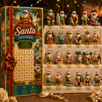 24 Days Christmas Beach-vacation Santa Claus Advent Calendar 2026