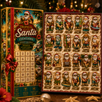 24 Days Christmas Beach-vacation Santa Claus Advent Calendar 2026