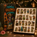 24 Days Christmas Beach Vacation Skeleton Ornament Advent Calendar 2026