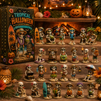 24 Days Christmas Beach Vacation Skeleton Ornament Advent Calendar 2026