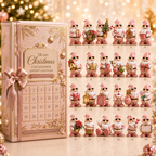24 Days Christmas Countdown Pink Gnome Advent Calendar 2026