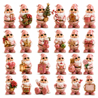 24 Days Christmas Countdown Pink Gnome Advent Calendar 2026