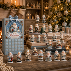 24 Days Christmas Icy Santa Claus Ornament Advent Calendar 2026