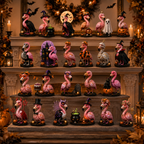 24 Days Halloween Flamingo Ornament Advent Calendar 2026
