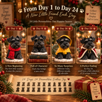 24 Days of Black Miniature Schnauzers Limited Edition 2026 Advent Calendar