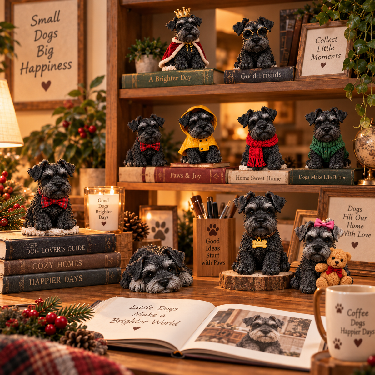 24 Days of Black Miniature Schnauzers Limited Edition 2026 Advent Calendar