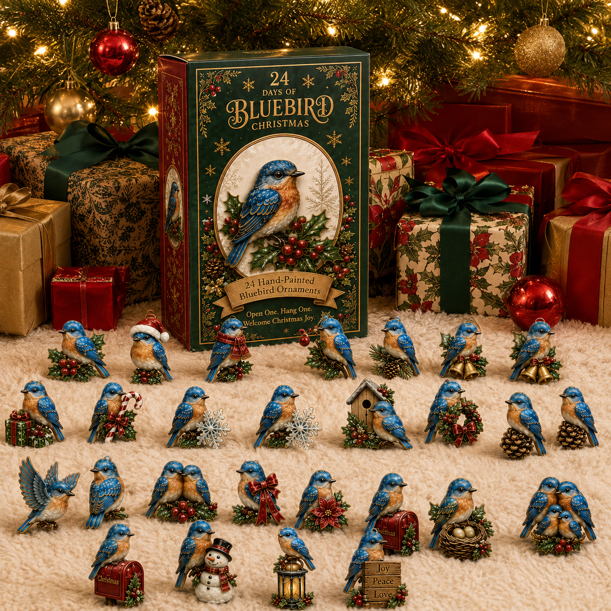 24 Days of Bluebird Countdown Christmas Advent Calendar 2026