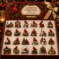 24 Days of Cardinal Collectible Christmas & Autumn Figurines Advent Calendar 2026