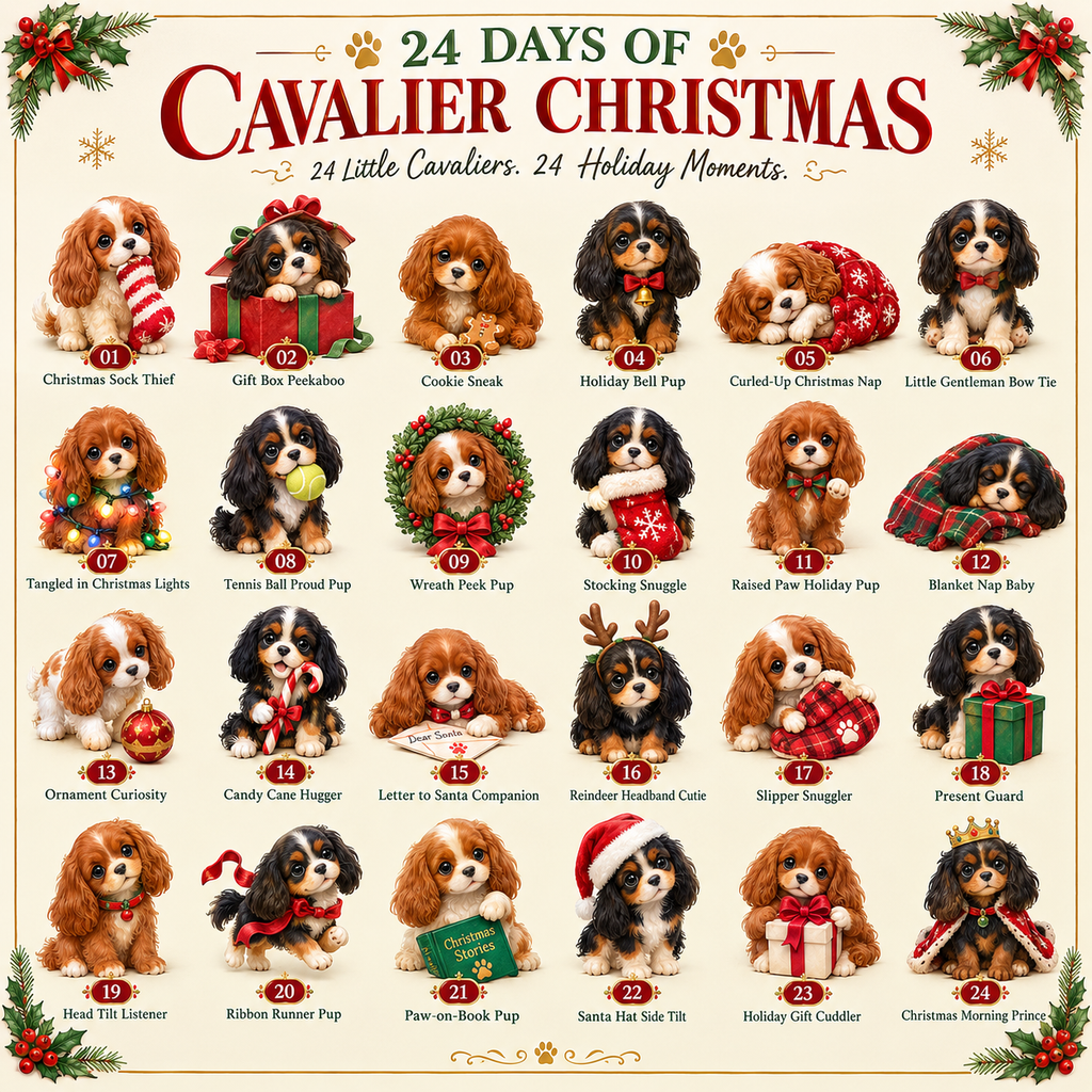 24 Days of Cavalier Christmas Advent Calendar 2026