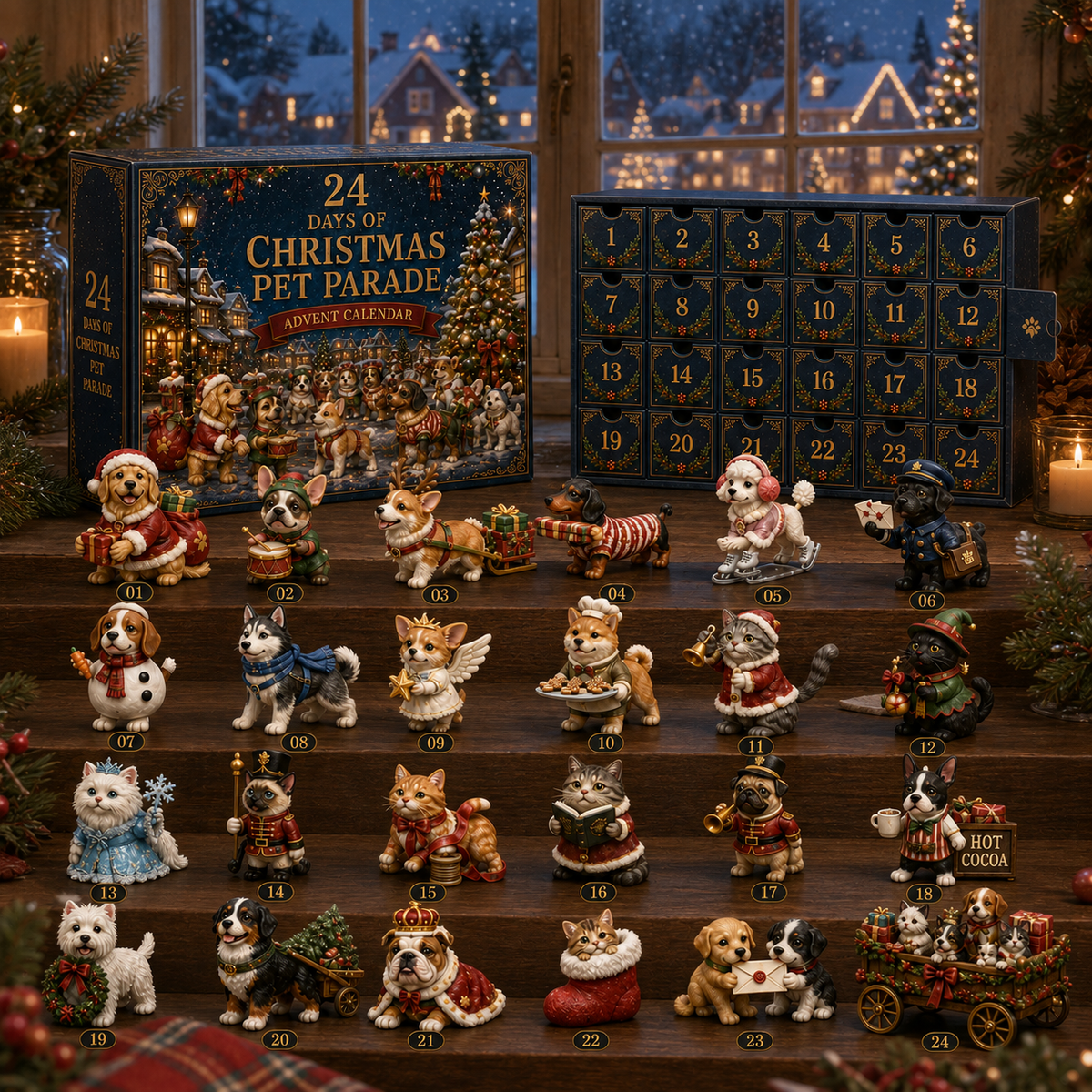 24 Days of Christmas Pet Parade Advent Calendar 2026