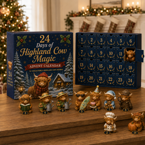 24 Days of Highland Cow Magic Limited Edition 2026 Advent Calendar