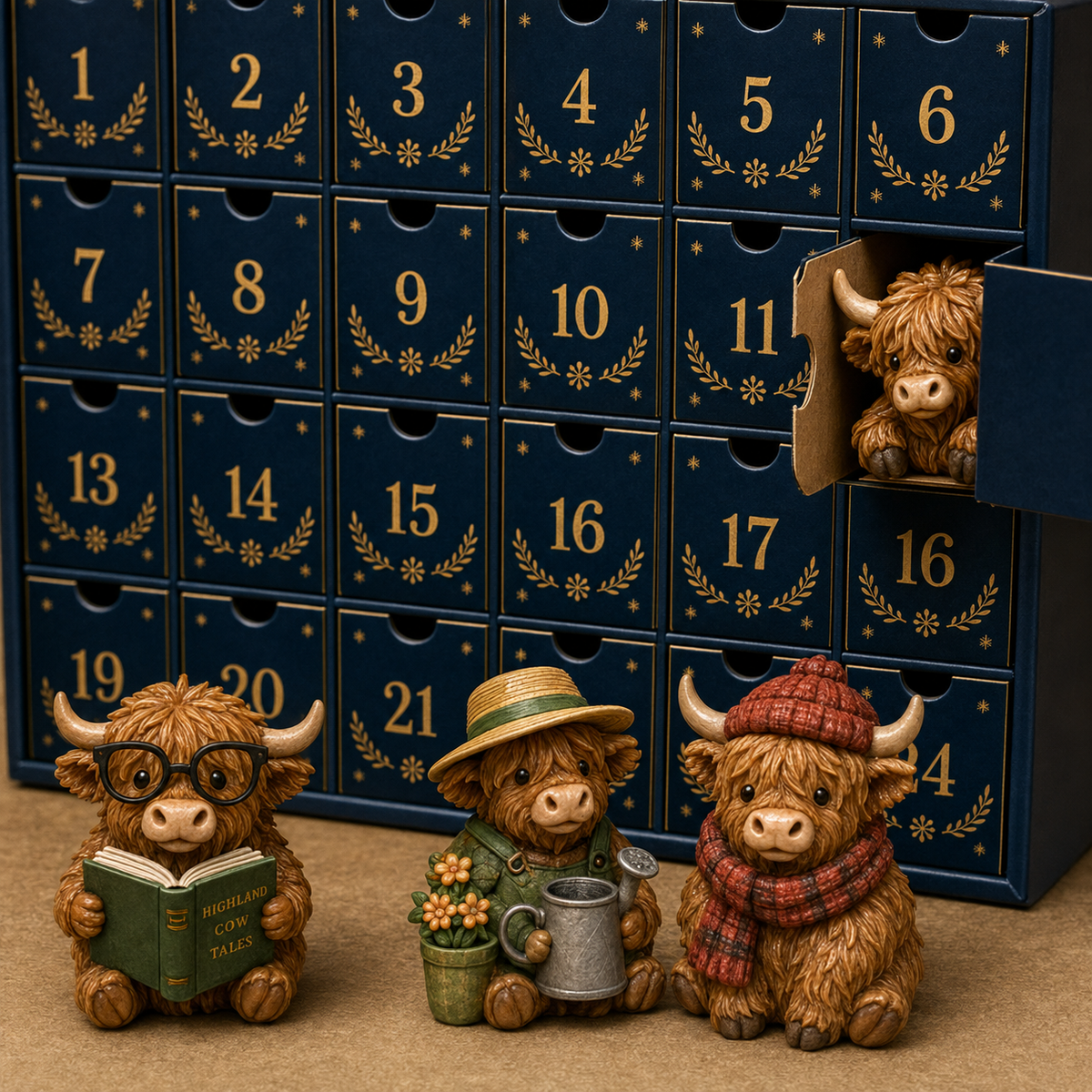24 Days of Highland Cow Magic Limited Edition 2026 Advent Calendar