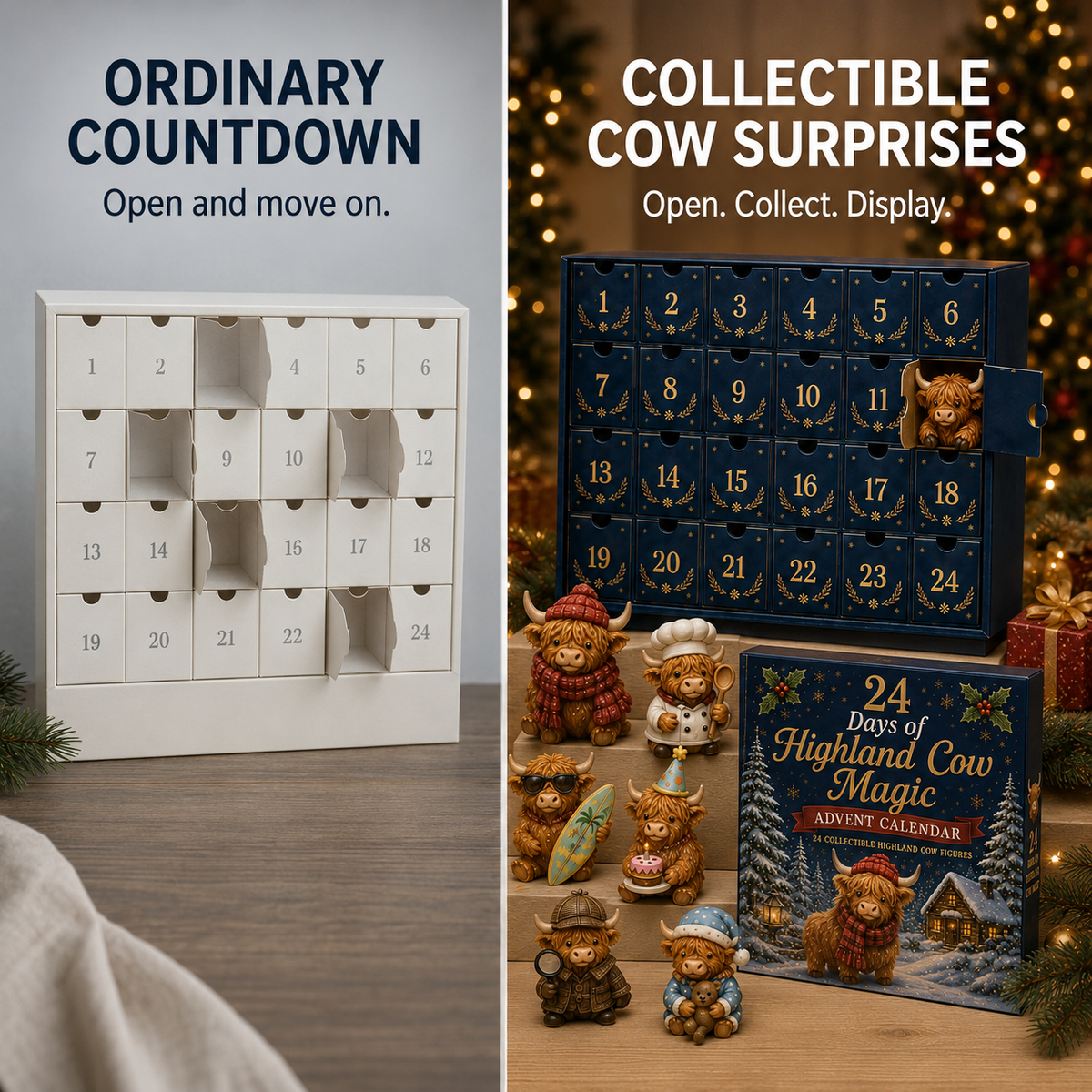 24 Days of Highland Cow Magic Limited Edition 2026 Advent Calendar