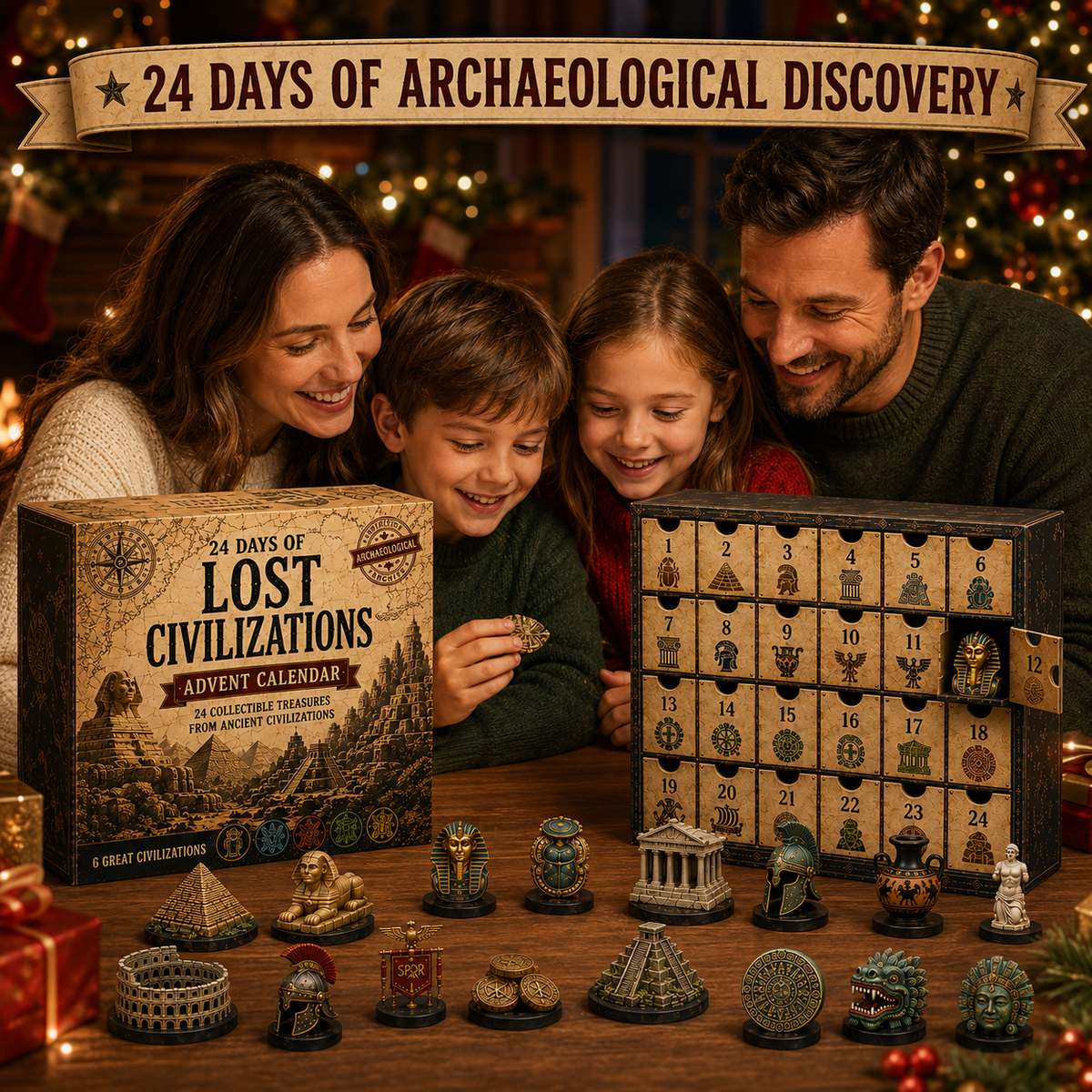24 Days of Lost Civilizations Archaeological Discovery Advent Calendar 2026