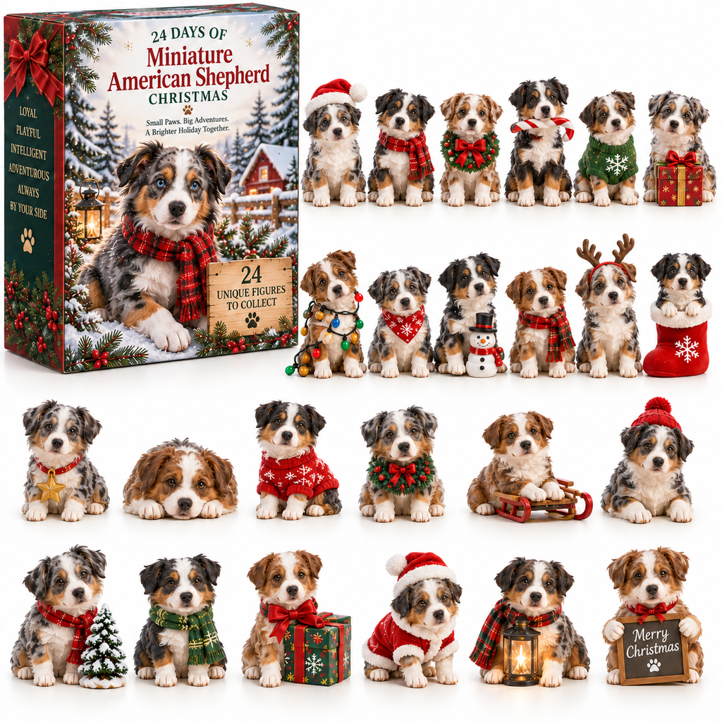 24 Days of Mini American Shepherds Christmas Adventures Advent Calendar 2026