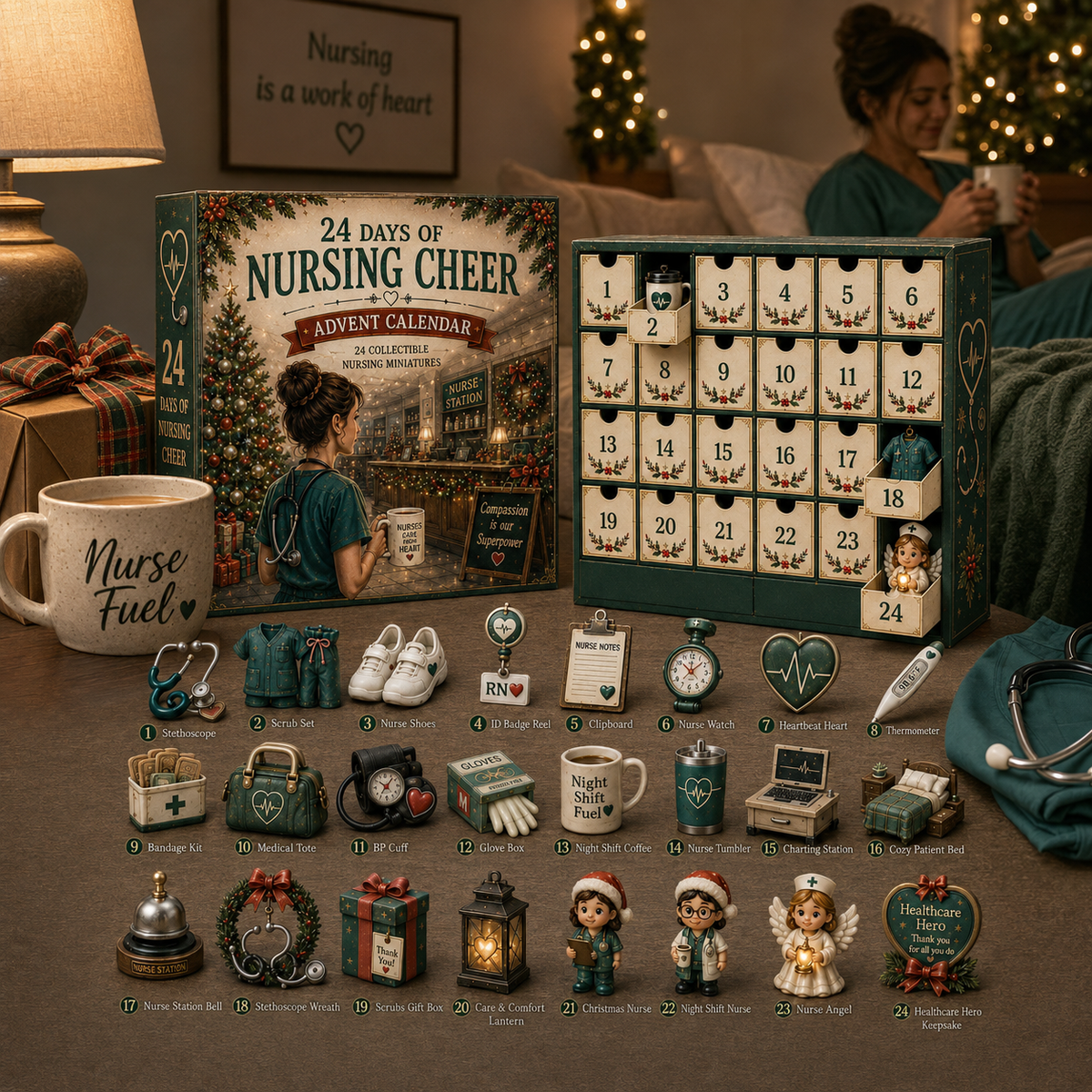 24 Days of Nursing Cheer Advent Calendar 2026