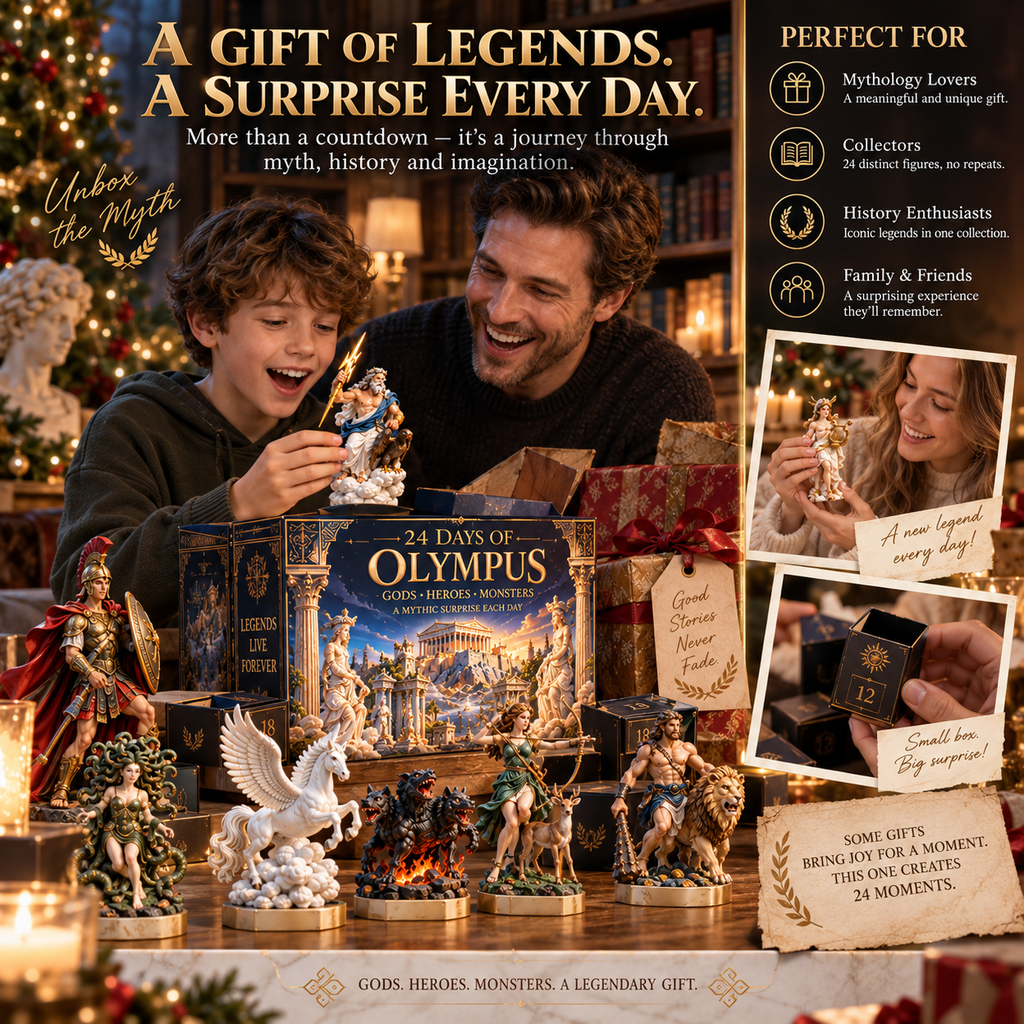 24 Days of Olympus Gods, Heroes & Monsters Mythology Collection Advent Calendar 2026