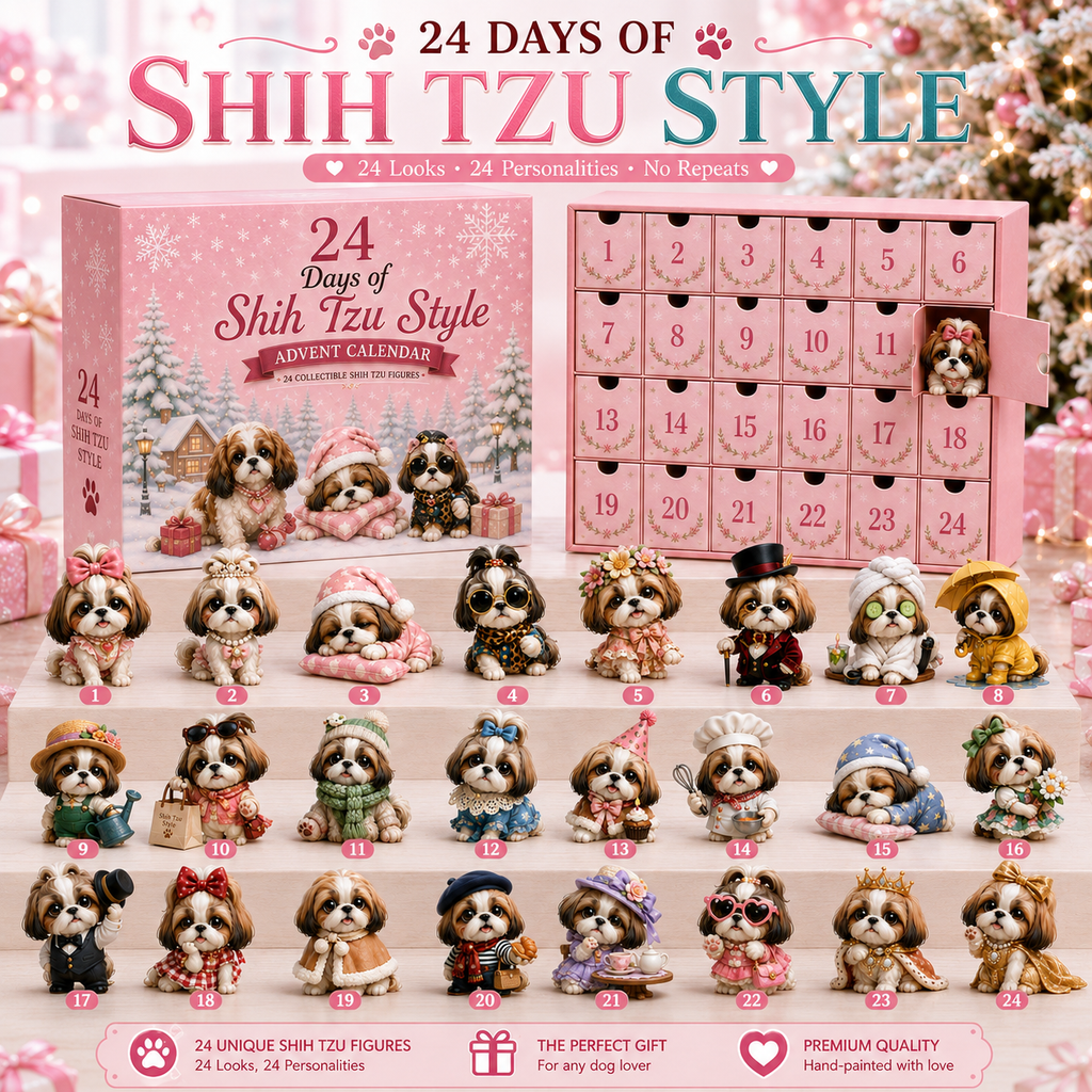 24 Days of Shih Tzu Style Limited Edition Advent Calendar 2026